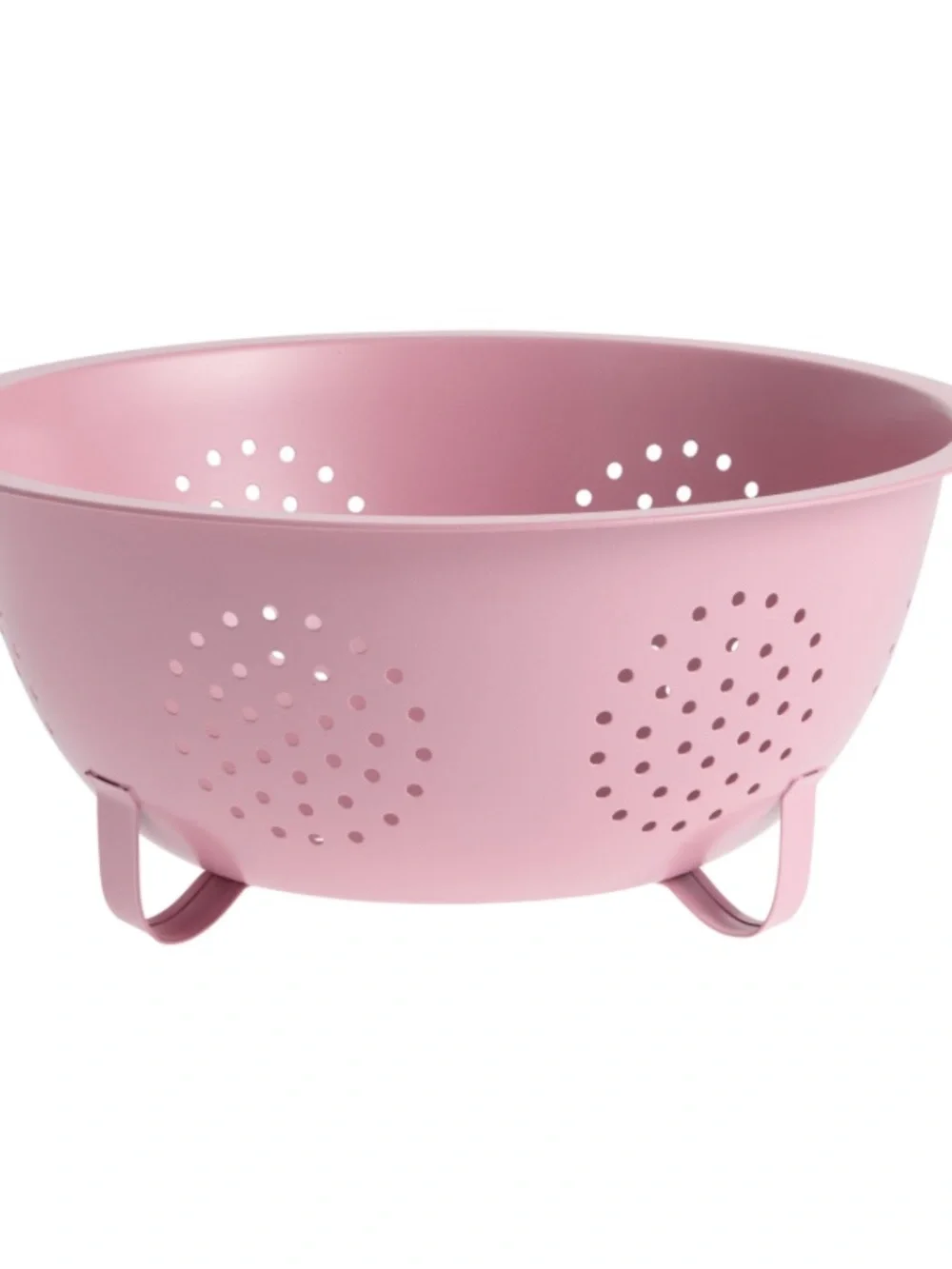 World Market Large pink lilac colander